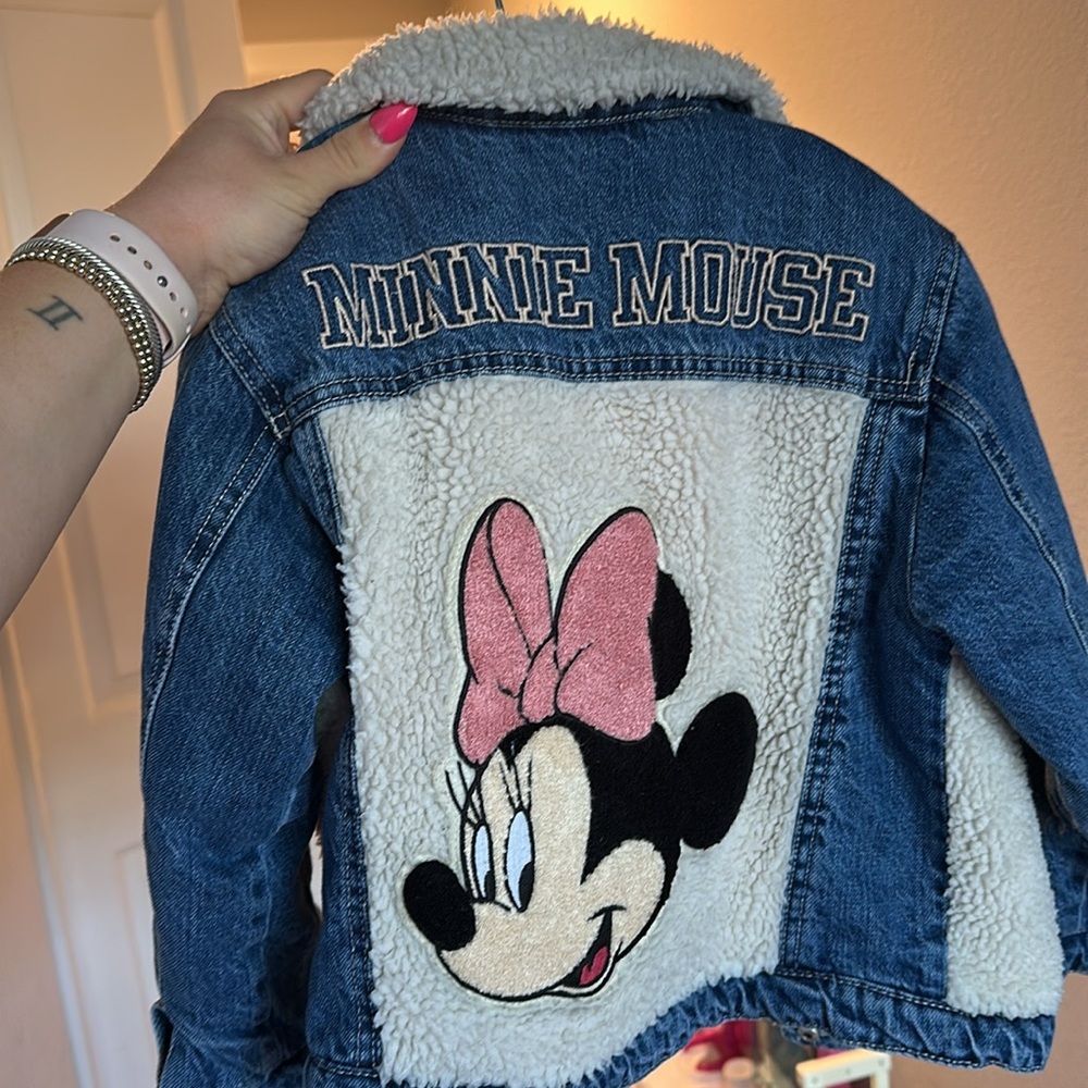 Zara kids Minnie Mouse denim jacket